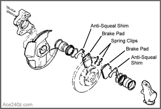 240z Disc Brake Diagram